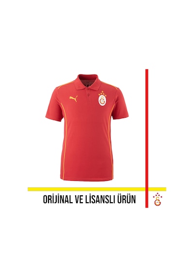 Galatasaray Lisanslı Puma A Takım Polo Galatasaray Yazılı Kırmızı T-shirt Kırmızı