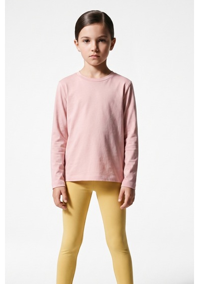 Kiagu Pudra Basic T-shirt- Terletmeyen Esnek Kumaş Pamuklu Mevsimlik Pudra Kız Çocuk Tsort Pudra Kiagu Pudra Basic T-shirt- Terletmeyen Esnek Kumaş Pamuklu Mevsimlik Pudra Kız Çocuk Tsort Pudra