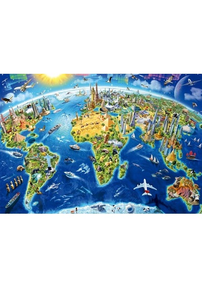 Educa-Puz.2000 World Landmarks17129