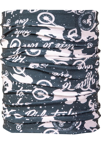 Ride To Love Siyah Beyaz Motosiklet Enduro Desenli Bandana