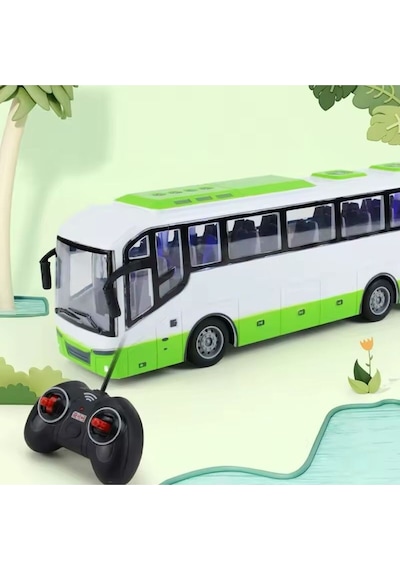 Uzaktan Kumandalı Şarjlı Oyuncak Travego Şehir Otobüsü 32 Cm Beyaz Beyaz
