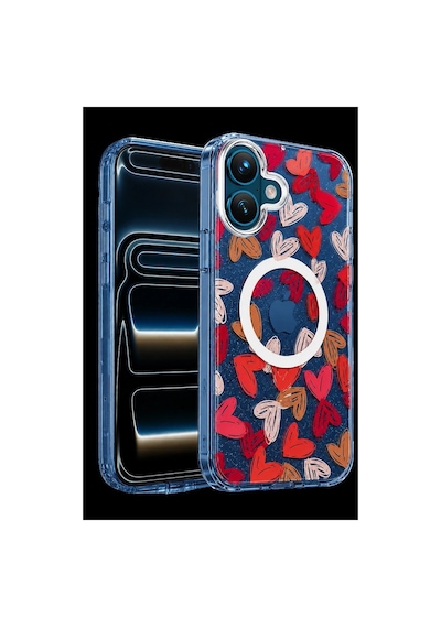 Onegif Apple iPhone Uyumlu 16 Desina Magsafe Kapak - Desen 6 İtdark56661
