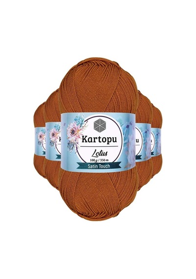 5 Adet Lotus Bikini Büstiyer Bluz Örgü İpi  K302 Tarçın