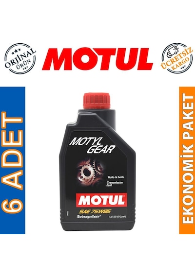 Motul Motyl Gear 75W-85 Technosynthese Şanzıman Yağı 6 x 1 L