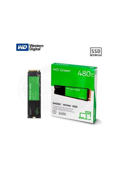 Wd Geen Sn350 480gb M.2 Nvme Ssd 2400-1650mb/s Wds480g2g0c