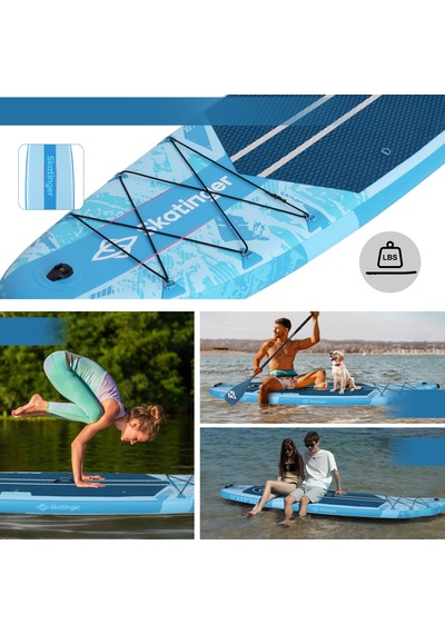 Kamera Aparatlı Stand Up Paddle Board 335x84x15 Cm Ölçülerinde Şişme Sörf Tahtası Full Set