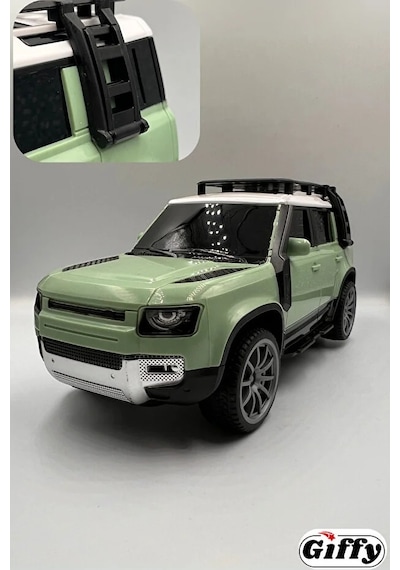 Oyuncak Full Fonksiyon Uzaktan Kumandalı Şarjlı Led Işıklı Defender Model Araba Drift Atan Off Road Yeşil