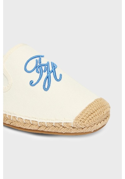 Tommy Hilfiger Logolu Nakış İşlemeli Kanvas Espadril Ayakkabı Kadın Ayakkabı Fw0fw09240 Ybl Beyaz Tommy Hilfiger Logolu Nakış İşlemeli Kanvas Espadril Ayakkabı Kadın Ayakkabı Fw0fw09240 Ybl Beyaz
