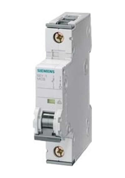 Siemens 5sy5110 7 10a 1 Fazlı Dc Anahtarlı Otomatik Sigorta 10ka C Tipi Yavaş Karakterli