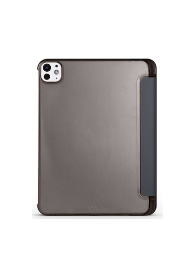 Apple Uyumlu iPad  Pro 11 2025 M5 Mkst Smart Cover Kalem Bölmeli Standlı 1-1 Kılıf - Gri Tablet Kılıfı