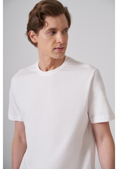 Morven Erkek Ekru Basic Bisiklet Yaka Dynamic Fit Pamuk T-shirt 26yc018008454 Ekru Morven Erkek Ekru Basic Bisiklet Yaka Dynamic Fit Pamuk T-shirt 26yc018008454 Ekru