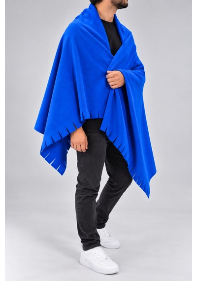 Parshey Polar Şal 70x170 Cm Unisex Sıcak Tutan Yumuşak Kenar Püsküllü Çok Renkli