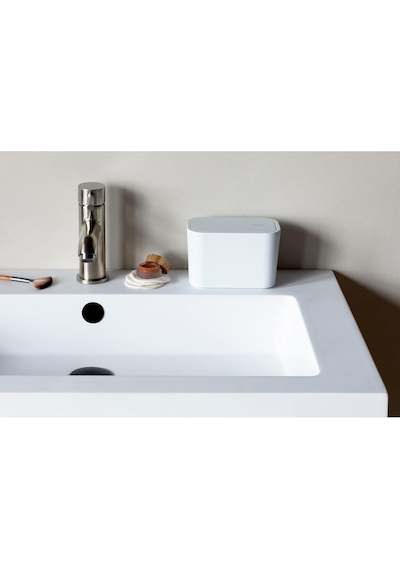 Brabantia Banyo Çöp Kutusu, Beyaz, Tek Boyut Çok Renkli