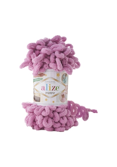 Alize Puffy El Örgü İpi (5 Li Paket) - 98-Gül