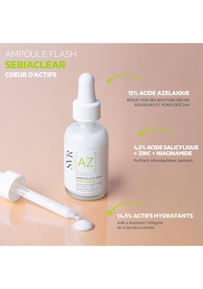 Sebiaclear Az Ampoule Flash Leke Ve Kızarıklık Karşıtı Konsantre Serum 30ml