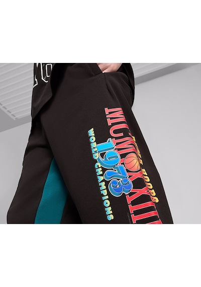 Puma Bandwagon Sweat Erkek Basketbol Eşofman Altı 62721701 Siyah 62721701 Siyah