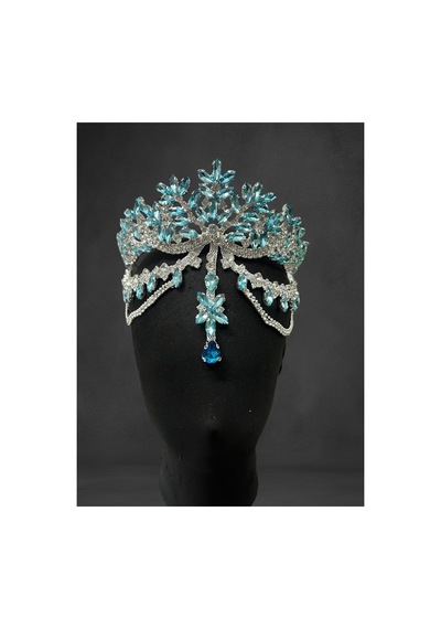 Alınlıklı Gelin,kına,nişan,söz,after,bride,party Taç Turkuaz - 797514215 Turkuaz