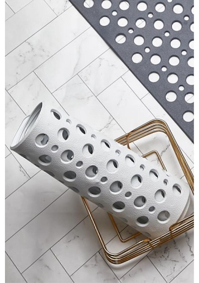 Dln Shop 2 Adet Vantuzlu Banyo Duş Kaydırmazı Beyaz Renk V-141 Beyaz