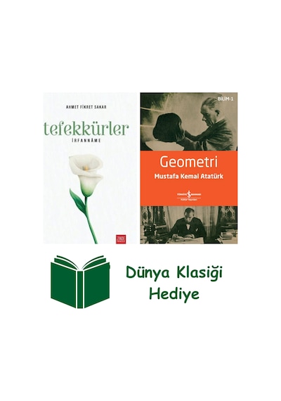 Tefekkürler - İrfanname + Geometri + Dünya Klasiği Hediye