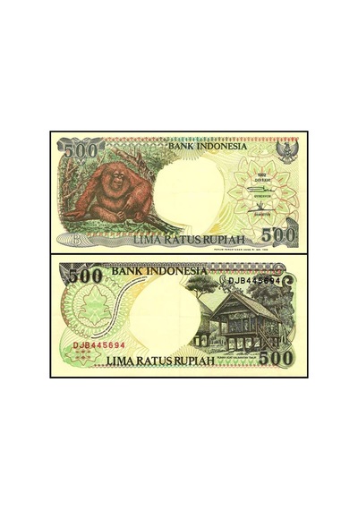 Endonezya 1992 Yılı 500 Rupiah Kağıt Para Çil Unc Koleksiyon Para