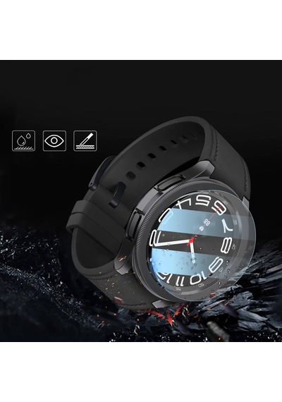Galaxy   Uyumlu  Watch 6 Classic 47mm Sert Pc Kasa Ve Ekran Koruyucu Zore Watch Gard 29