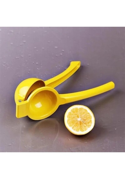 Sarı Metal Limon Sıkacak Metal Diğer
