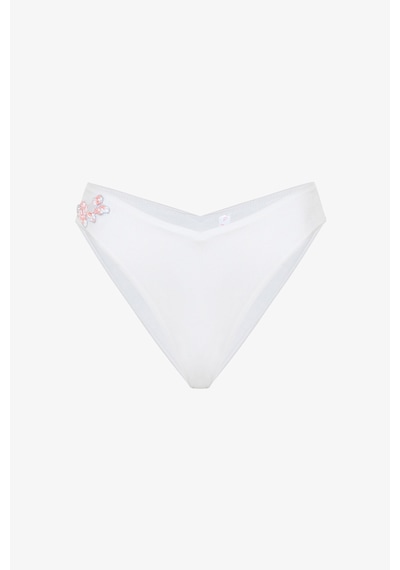 Penti Beyaz Pearl Boncuklu V Kesim Bikini Altı - Gamze Erçel Koleksiyonu