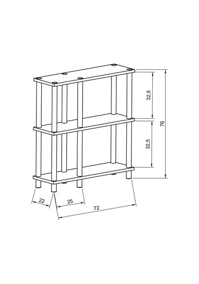 Mirada 3 Katlı Modern Kitaplık Dekoratif Çok Amaçlı Kitaplık Ve Organizer Çok Raflı Düzenleyici - Beyaz Beyaz Mirada 3 Katlı Modern Kitaplık Dekoratif Çok Amaçlı Kitaplık Ve Organizer Çok Raflı Düzenleyici - Beyaz Beyaz