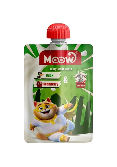 Moow Ördekli Keçi Sütlü Kedi Et Ezmesi 90 Gr