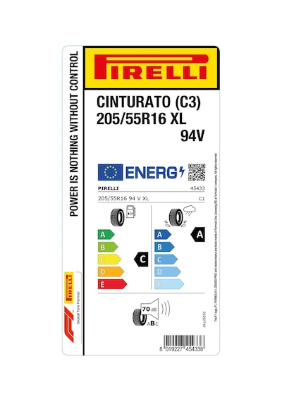 Pirelli 205/55R16 94V Xl Cinturato C3 Yaz Lastiği 2025