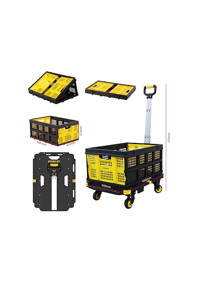 Stanley Pc532b 137kg 62x45cm Dört Tekerli Çekme Kollu Yük Ve Pake