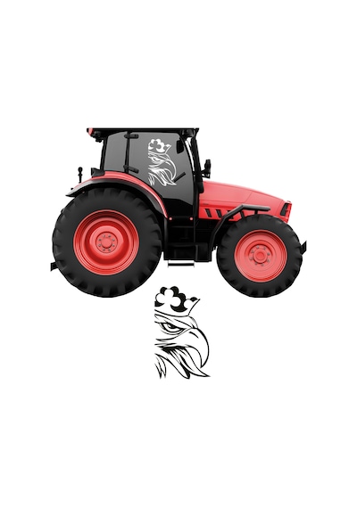 Scania Kartal Tır Sticker, Oto Sticker, Traktör Stciker 45x27 Cm-sağ
