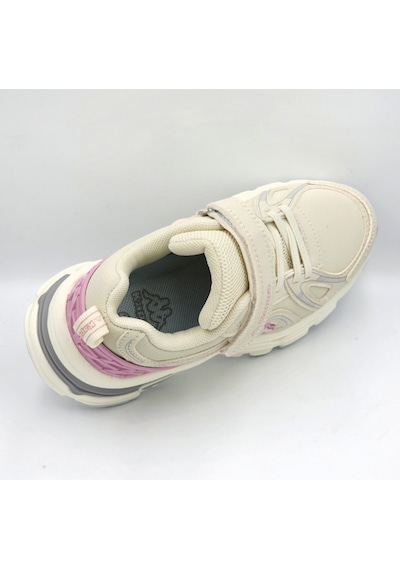 Kappa Kp-4061f Bej Renk Cırtlı Kız Çocuk Sneaker Spor Ayakkabı
