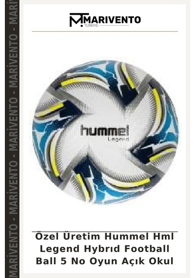 Özel Üretim Hummel Hml Legend Hybrıd Football Ball 5 No Oyun Açık Okul Çok Renkli