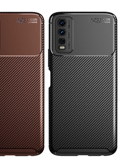 Goocamp Vivo Y20s Kılıf Negro Silikon Kapak - Siyah Siyah