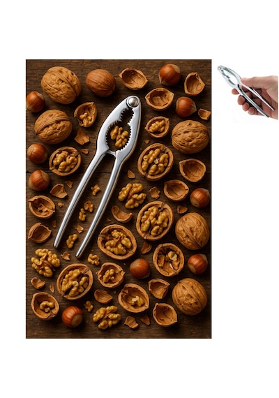 Yakut Fındık Ve Ceviz Kıracağı Pense Model Metal Küçük Kıracak Kabuklu Yemiş Vb Kıracağı 14,9cm X 3,6cm
