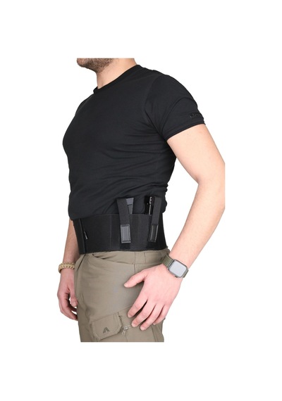 Black Grips Özel Petek Dokuma Premium Korse Tabanca Kılıfı // Siyah Siyah