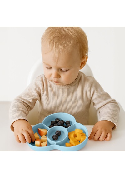Nanninom Silikon Sürprizli Tabak Mavi