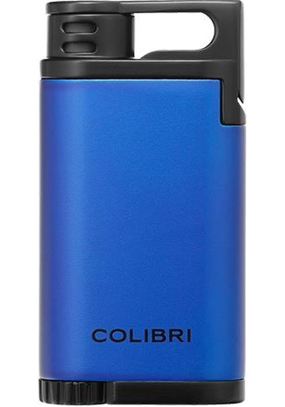 Colibri Belmont Tek Torch Pürmüz Mavi - Siyah Puro Çakmağı