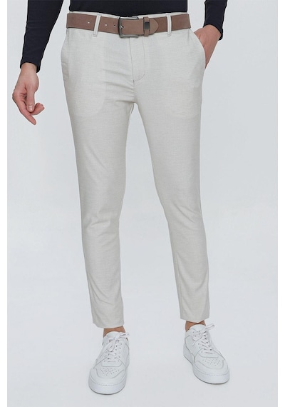 Efor P 1111 Slim Fit Gri Spor Pantolon Gri