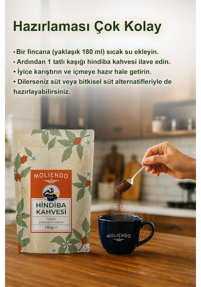 Moliendo Hindiba Kahvesi Granül 4'lü