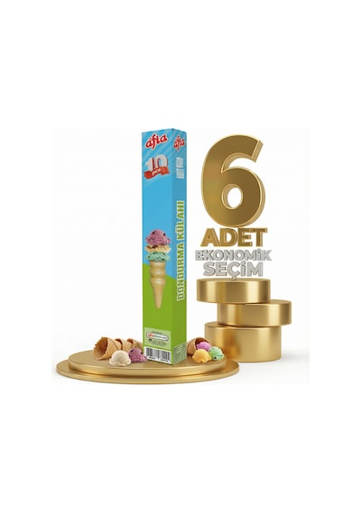 Afia Dondurma Külahı 6x10lu