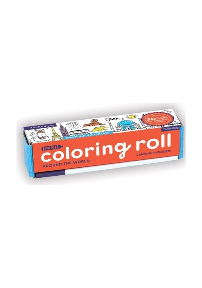 Mini Coloring Roll: Around The World