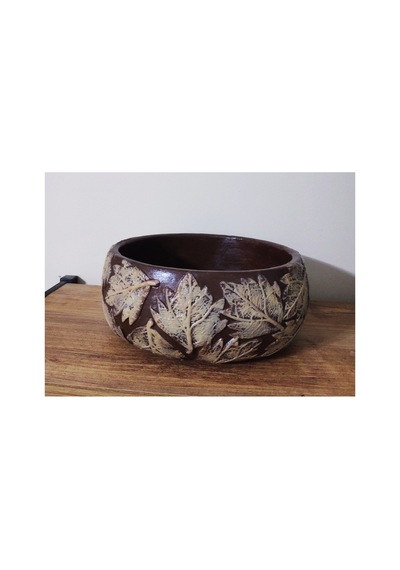 Beton Saksı Sukulent Bonzai Aranjman Teraryum Çiçek Saksısı 21x10cm Bitki Hariç Kahverengi