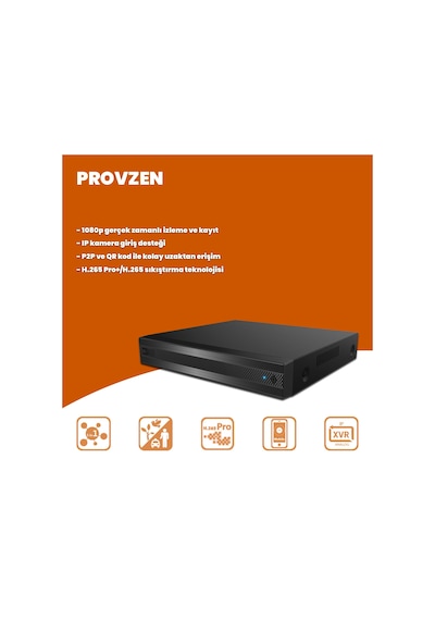 Provzen Rivo 2 Kameralı Geniş Açı Gece Görüşlü Güvenlik Kamerası