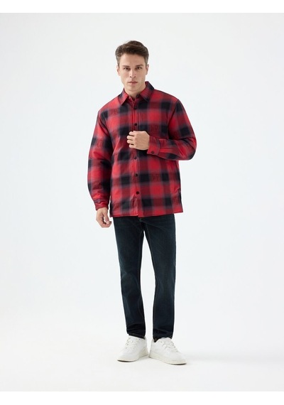 LOFT Oversize Fit Erkek Ceket Lf2037106 Q1.v1 Kırmızı