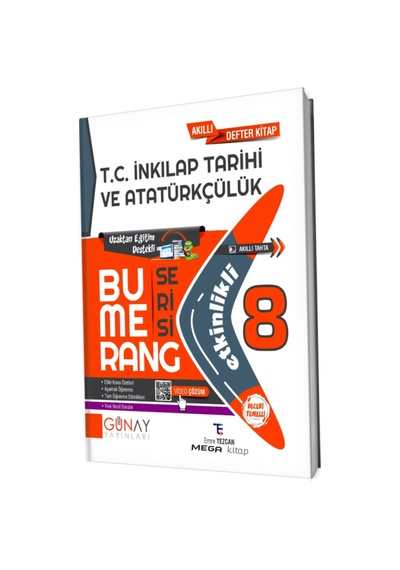 Günay Yayınları 8.sınıf Bumerang Etkinlikli İnkılap Tarihi