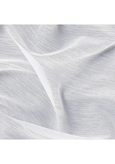 Fabric Design Lüks İpeksi Dokulu Bambu Kırışmaz Ütü Gerektirmez Optik Beyaz 500 X 270 Pilesiz 1 X 1 Yüksek Kaliteli Tül Perde Çok Renkli