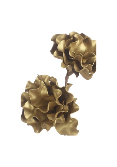 Yapay Çiçek Latex Çiçek Köpük Çiçek Siyam Gülü Gold