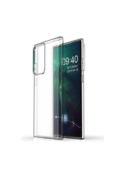 Galaxy Note 20 Ultra Kılıf Şeffaf Ince Ve Esnek Süper Silikon Renksiz